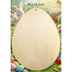 Jajko 2 45cm z otworem, jajko 45cm z otworem, sklejka 3mm
